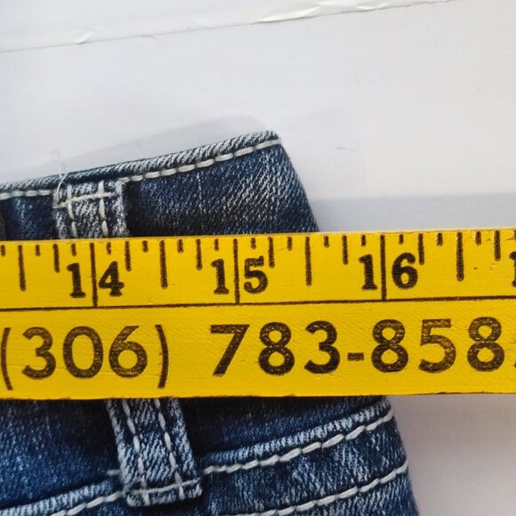 ZCO Jeans Short low-rise denim blue medium washed women's junior size 7 - Picture 8 of 11